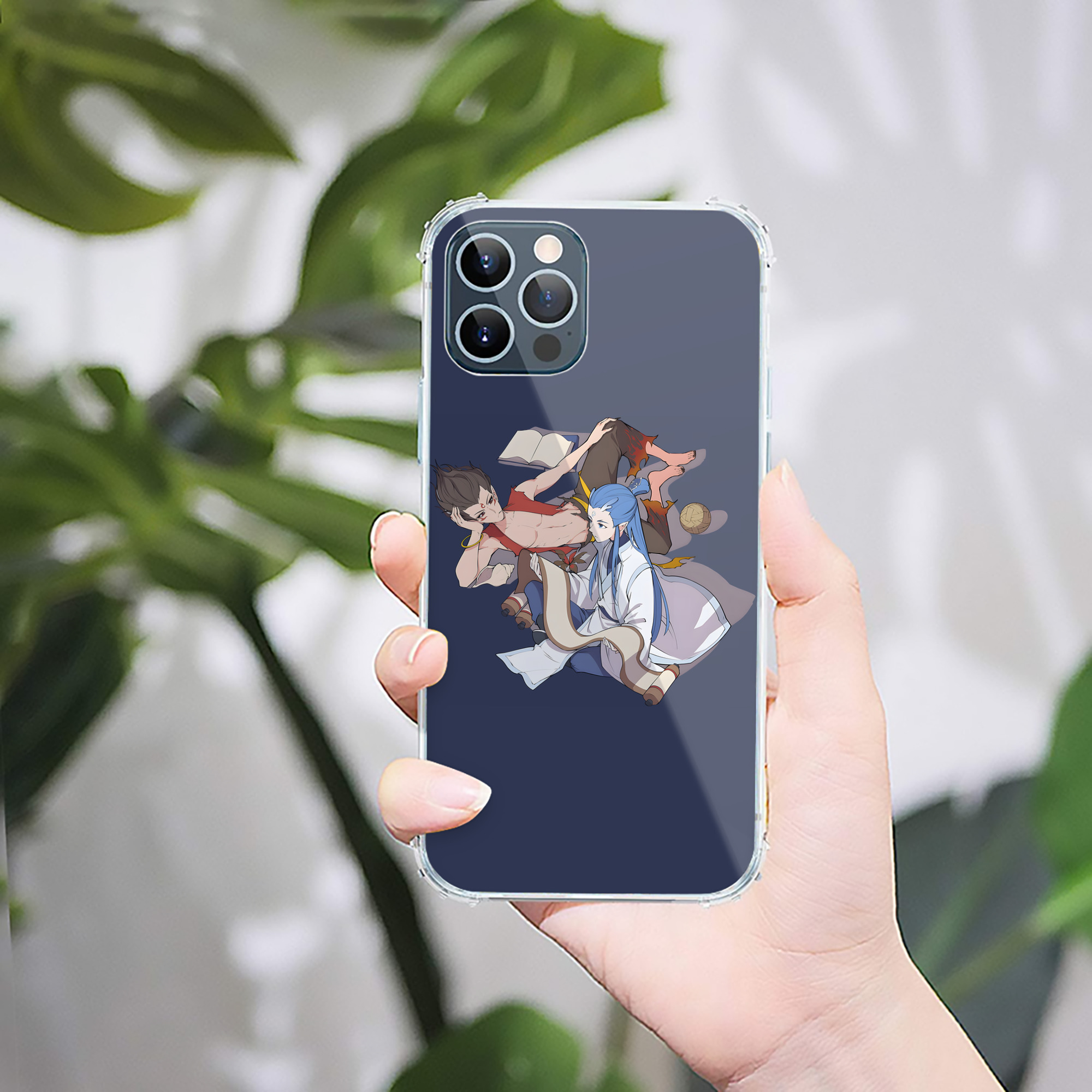 （画像用） Ne Zha 2 ナタ 魔童の大暴れ 【iPhone 12シリーズ対応】透明スマホケース（クリアソフトケース）
